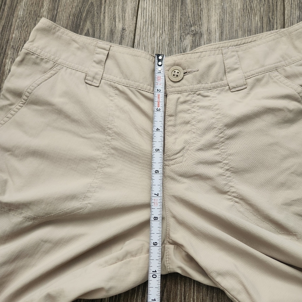 Columbia Beige Cream Cargo Hiking Shorts 4 T2 - Picture 7 of 13